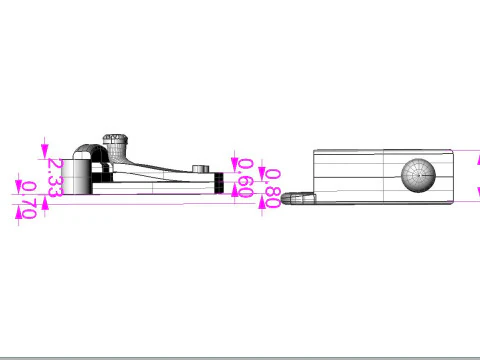 Jewelry CLASP box 8mm STL ready for Print 3D Print Model