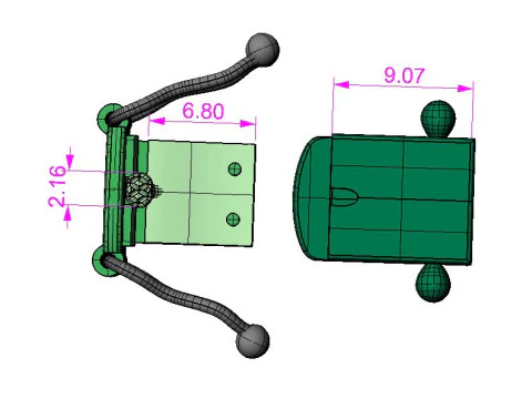 Jewelry CLASP box 8mm STL ready for Print 3D Print Model