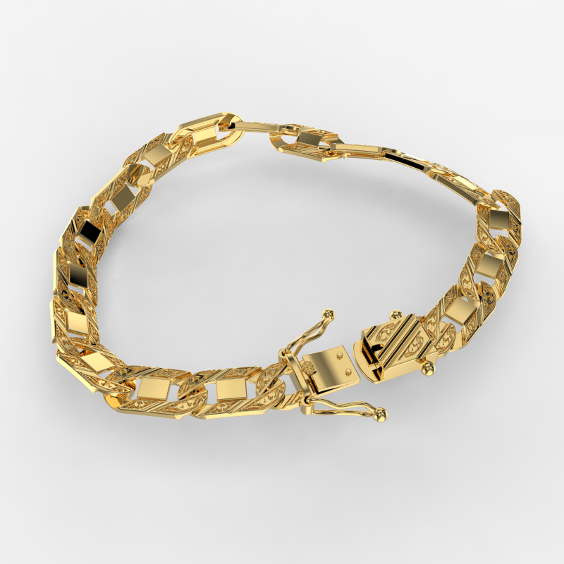 Box link bracelet sale