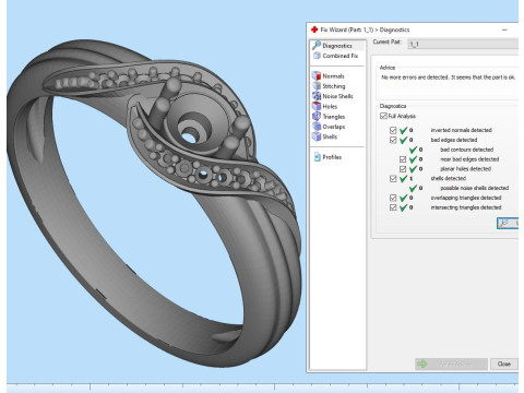 Jewelry Printable engagement ring stone 4mm 024ct STL 3D Print Model