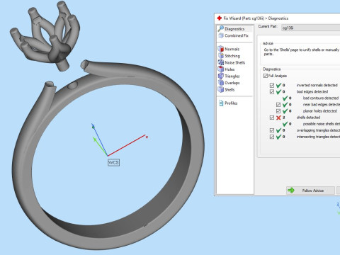 Jewelry engagement SOL ring stone 6mm Printable STL Modello di stampa 3D