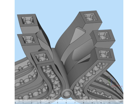 Engagement luxury Ring more than 2ct ready to print Model do druku 3D