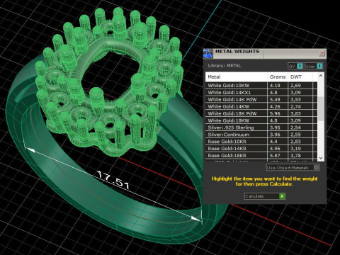 Printable STL jewelry engagement ring gem cushion 2ct 3Dプリントモデル