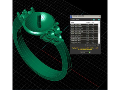 Printable ring with pearl 10mm STL 3D Принт Модель