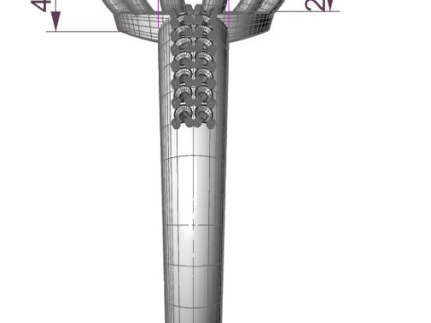 Jewelry engagement ring 1ct Printable STL US Size 925 Ring size inner diameter 192 mm ----- 3D-printmodel