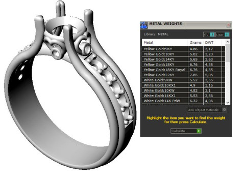 Jewelry ENGAGEMENT SOL ring gem 085ct Printable STL Modelo de impresión 3D