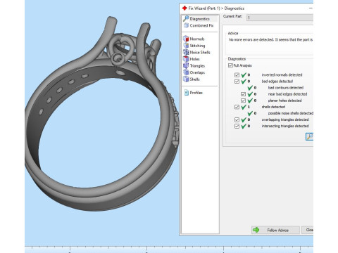 Jewelry ENGAGEMENT SOL ring gem 085ct Printable STL Modelo de impresión 3D
