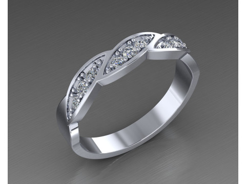 Engagement wedding ring ready to 3d print 3Dプリントモデル