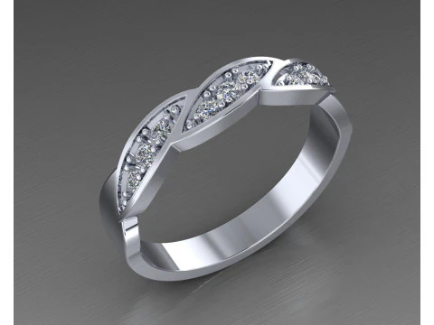 Engagement wedding ring ready to 3d print 3D Print Model