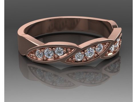 Engagement wedding ring ready to 3d print 3Dプリントモデル