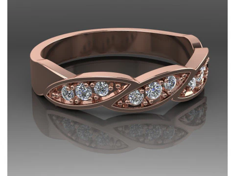 Engagement wedding ring ready to 3d print 3D Print Model