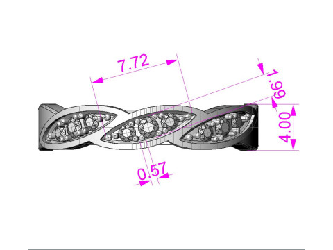 Engagement wedding ring ready to 3d print 3Dプリントモデル