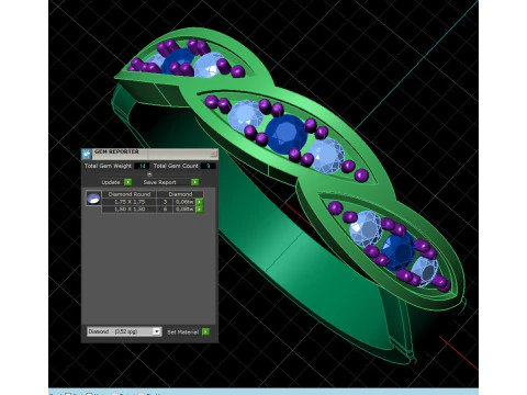 Engagement wedding ring ready to 3d print 3D Print Model