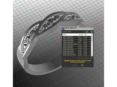 Engagement wedding ring ready to 3d print 3Dプリントモデル