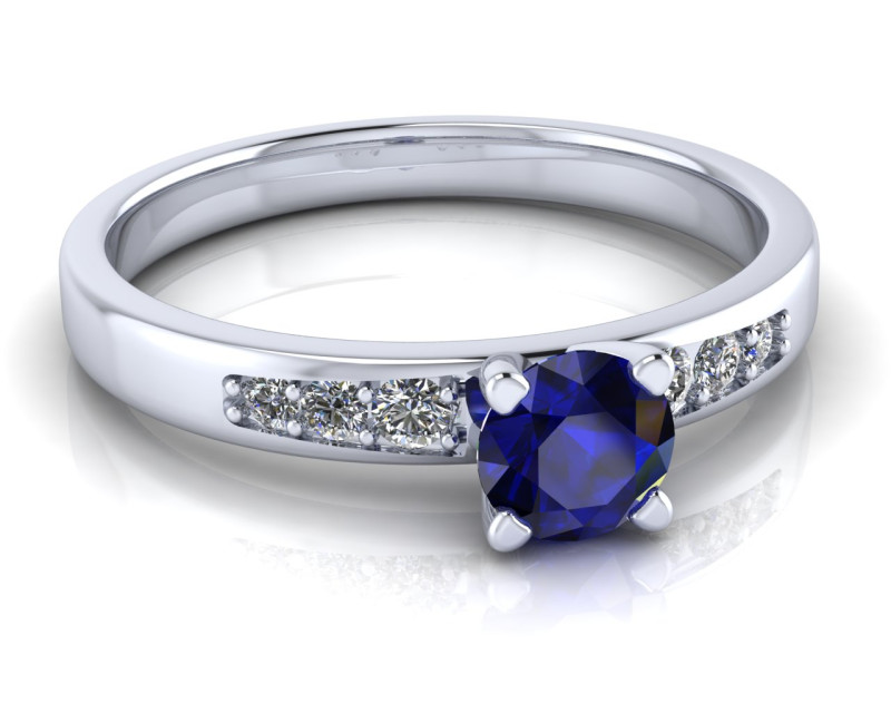 Engagement SOL ring 059ct -ready to 3d print 3Dプリントモデル .c4d .max .obj .3ds .fbx .stl .blend 
