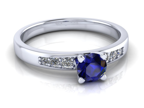Engagement SOL ring 059ct -ready to 3d print 3D Print Model