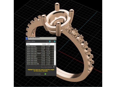 Engagement SOL ring -oval 07ct -ready to 3d print 3D Print Model