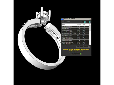 Engagement SOL ring -05ct - printable STL Modello di stampa 3D