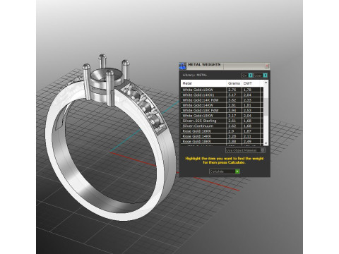Engagement SOL ring -05ct - printable STL Modello di stampa 3D