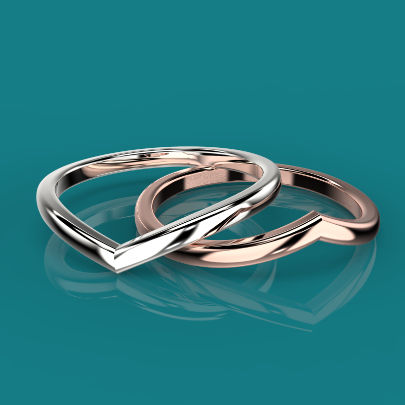 Printable jewelry Ring -check mark 3D Принт Модель .c4d .max .obj .3ds .fbx .stl .blend 