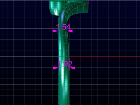 Printable Triple Ring 3 stones x 20mm 3D Принт Модель