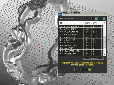 Printable jewelry engagement ring - FLOWERS - STL Modelo de Impressão 3D