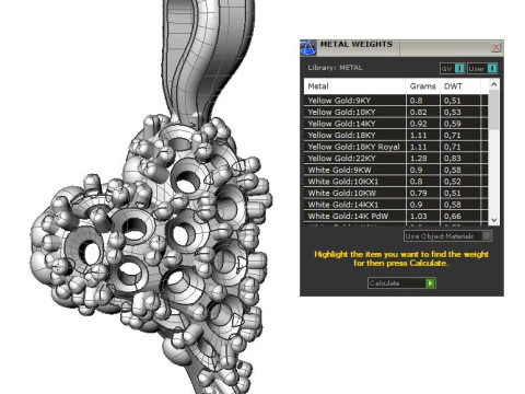 Printable STL jewelry pendant heart 023ct 3D Print Model