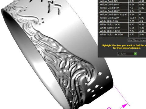 Jewelry engagement ring sea waves Printable STL 5-12 US sizes 3D Print Model
