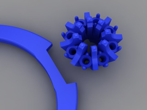 Engagement SOL ring -017ct - printable STL 3D 打印模型