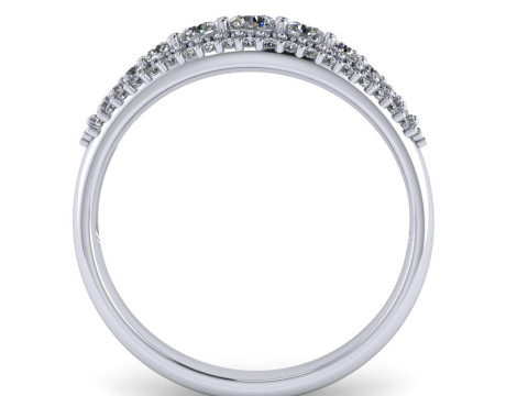 Engagement ring -05ct - printable STL 3D Принт Модель