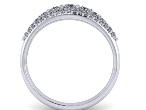 Engagement ring -05ct - printable STL 3D Print Model