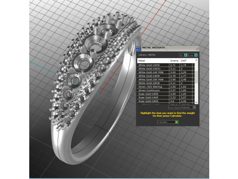 Engagement ring -05ct - printable STL 3D Принт Модель