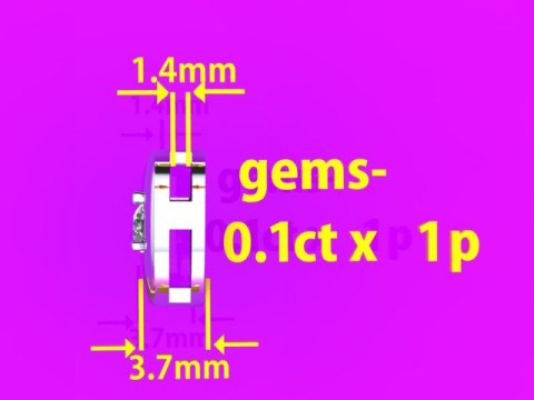 Jewelry pendant heart with diamond 01ct Printable STL 3D Принт Модель