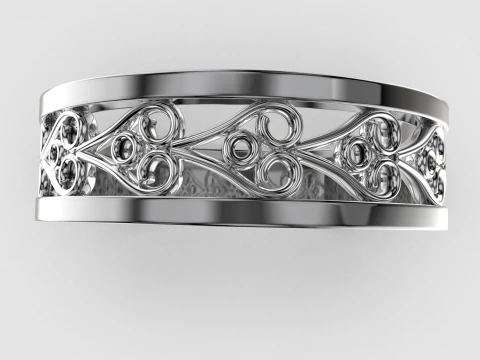 Printable jewelry engagement wedding ring - hearts arourd- STL 3D Print Model