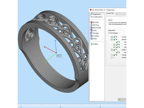 Printable jewelry engagement wedding ring - hearts arourd- STL 3D-printmodel