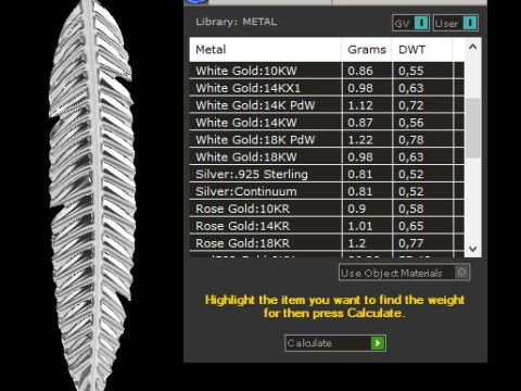 Jewelry pendant feather for bracelet or necklace or earrings - Printable STL 3D 打印模型