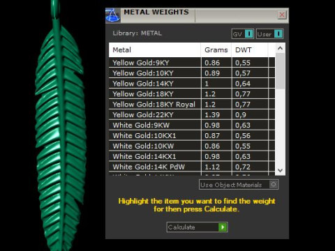 Jewelry pendant feather for bracelet or necklace or earrings - Printable STL 3D 打印模型