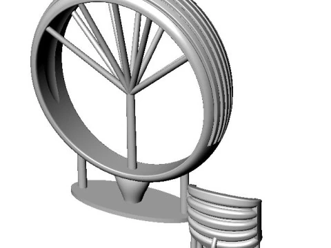 PRINTABLE WOMANS RING two colors not stones 3D Print Model
