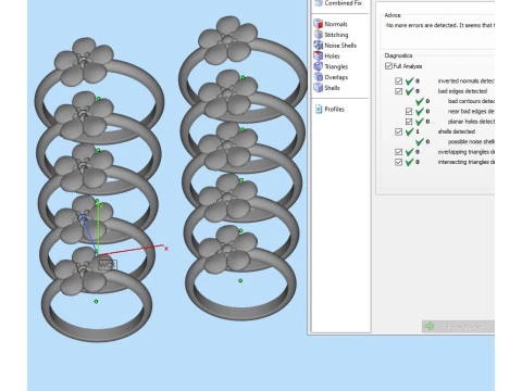 Jewelry FLOWER ring - Printable STL 3D Print Model
