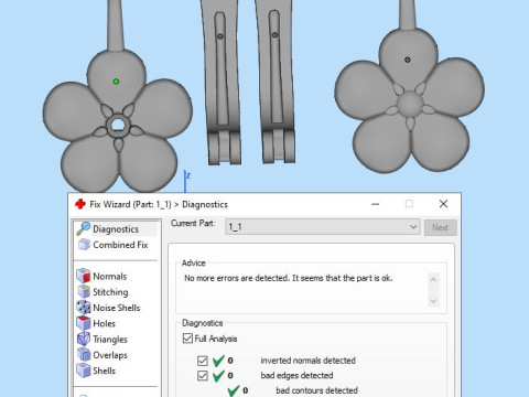 Jewelry two FLOWER earrings - Printable STL 3D Print Model