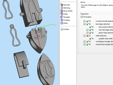 Jewelry Lock box and link 8mm chain or bracelet printable STL 3D 프린트 모델