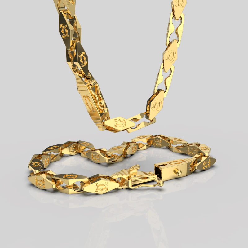 Коробочка для ювелирных изделий и ажурное звено 5 мм, цепочка или браслет STL для печати 3D Принт Модель .c4d .max .obj .3ds .fbx .stl .blend