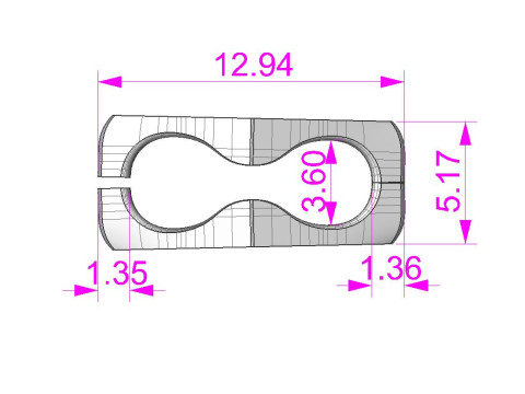 Jewelry Lock box and tracery link 5mm chain or bracelet printable STL Model Cetak 3D