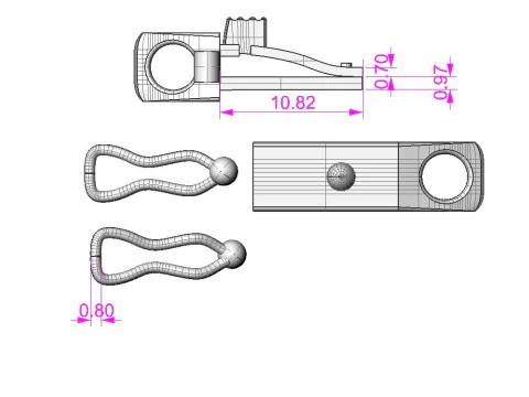 Коробочка для ювелирных изделий и ажурное звено 5 мм, цепочка или браслет STL для печати 3D Принт Модель
