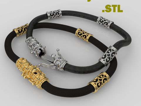 Jewelry Lock and detail for necklace or bracelet printable STL 3Dプリントモデル