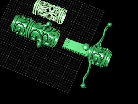 Jewelry Lock and detail for necklace or bracelet printable STL 3D Print Model
