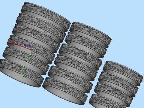 Jewelry wedding ring tree branch Printable STL 5-12 US sizes 3D Print Model