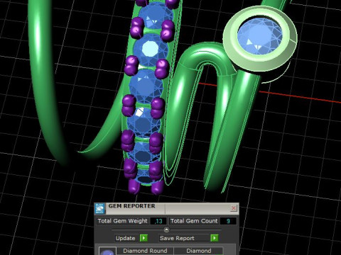 Jewelry earring pirsing spiral - Printable STL 3D Print Model
