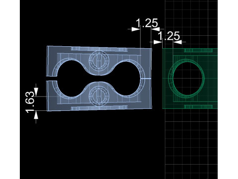 Jewelry Lock box and link 7mm chain or bracelet printable STL Modello di stampa 3D