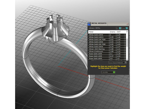 Engagement SOL ring -diamond - printable STL 3D Print Model